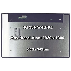 R133NW4K R1 13.3'' Laptop LCD Screen Replacement Display Panel Matrix New - Picture 1 of 2