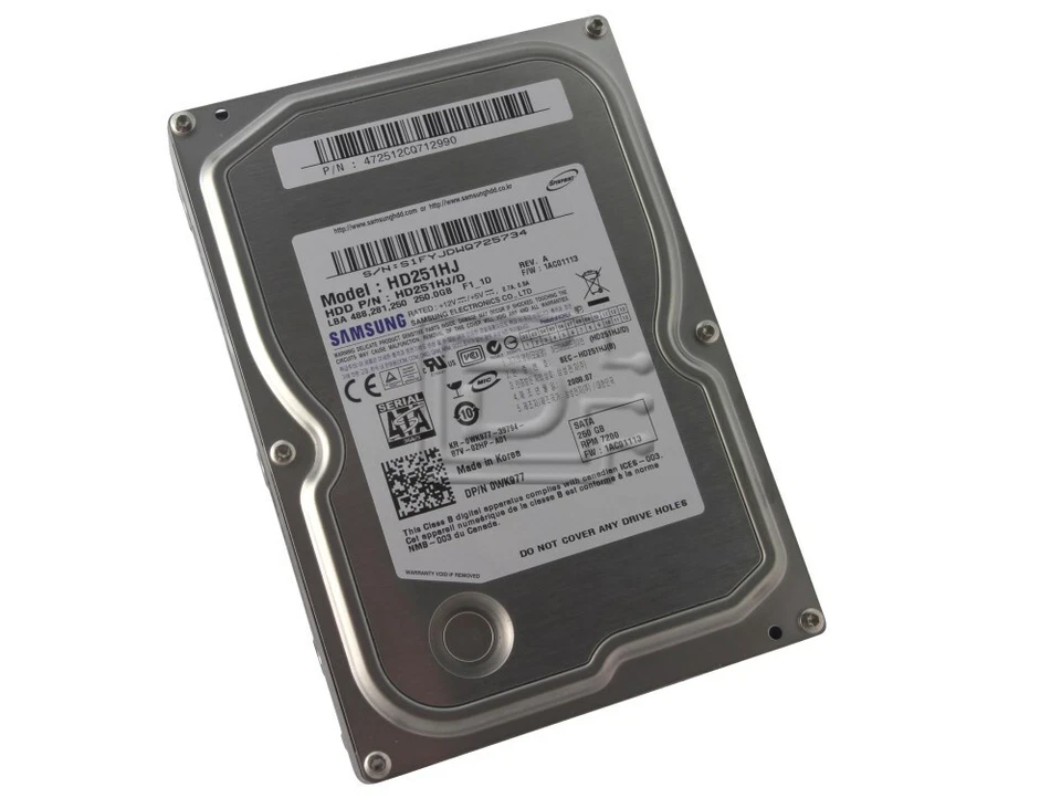 HD251HJ Samsung SpinPoint 250GB HDD SATA 3.5" disk drive - Image 1 of 1