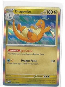 Dragonite 149/166 Holo Pokemon 151 Englisch Karte - Bild 1 von 1