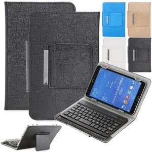 For Galaxy Tab A7 10.4 2020 T500/505 Removable Leather Shell Wireless Keyboard - Picture 1 of 43