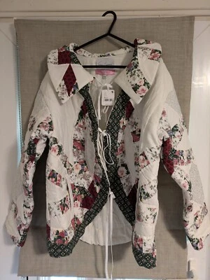 Free People x Freya Simonne Jarina Patchwork Quilted Jacket rrp £548 - Image 1 of 4