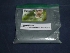 Rock Tumbling Grit - 8 ounces of  400 Silicon Carbide   - Picture 1 of 1