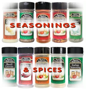 Spice Supreme Spices Seasonings Home Cooking Food Kitchen Seasoning Herbs Bundle - Picture 1 of 13