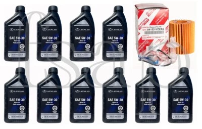 Kit de cambio de aceite de motor original Lexus mezcla sintética para Lexus GS460 2008 4,6 L V8 Foto 1 de 2