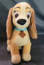 Disney Store LADY STUFFED PLUSH From Lady and Tramp 14"