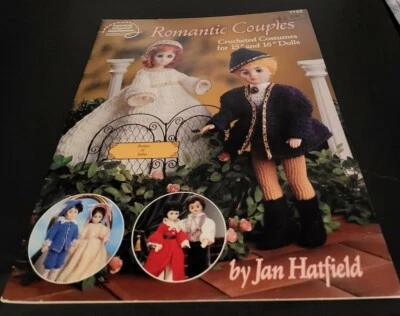 DB15 ASN 1992, ROMANTIC COUPLES CROCHETED COSTUMES PATTERN LEAFLET - Image 1 of 2