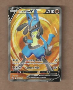 Lucario V SWSH213 SWSH: Sword & Shield Promo Cards Holo - Picture 1 of 1