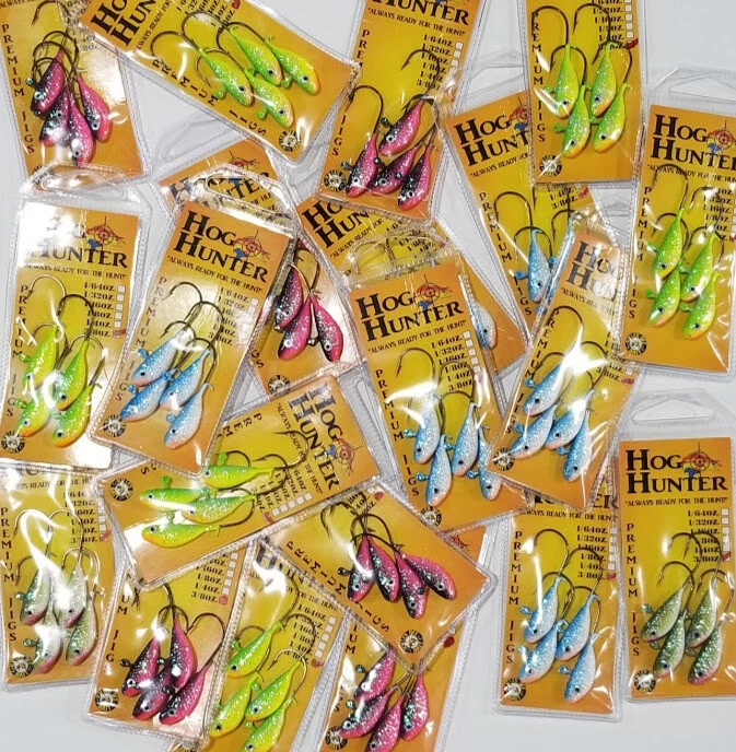 Señuelo de pesca Erie Dearie Walleye Tackle 4 escala brillo crappie Jig 3/8 oz U Pic Foto 1 de 4