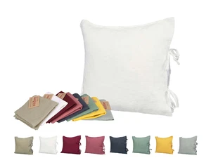 Kissenbezug ca. 40x40 cm 100% Leinen beties "Leinen" Kissenhülle Natur Bezug