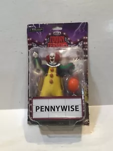 NECA Toony Terrors Pennywise IT 6" Action Figure New Sealed Reel Toys 2022 - Picture 1 of 6