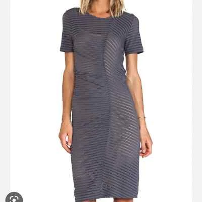 Vestido jersey a rayas Marc by Marc Jacobs Jamie en limusina pálida Foto 1 de 4