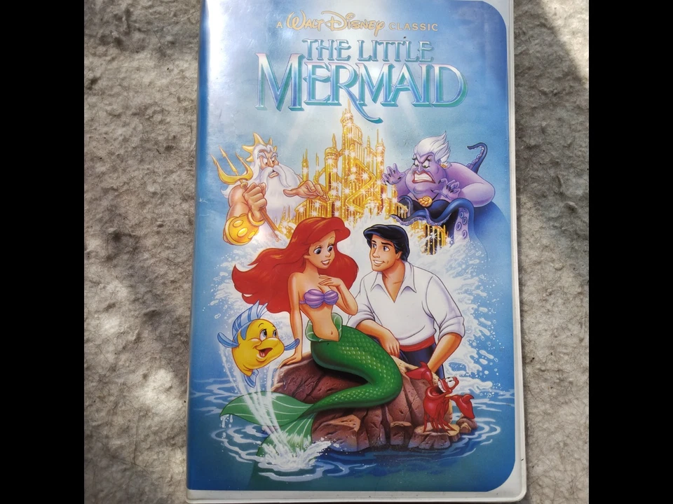 Little Mermaid vhs banned cover black diamond   like new  great shape - Image 1 of 1