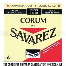 SAVAREZ 500PR Corum SET CORDE PER CHITARRA CLASSICA TENSIONE NORMALE RETTIFICATE