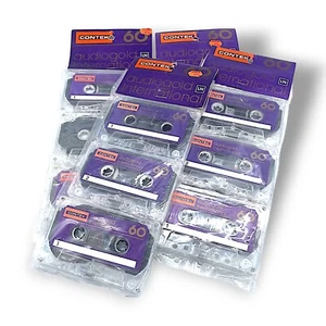 Casetes de audio sellados Contek Audio dorado - Imagen 1 de 5