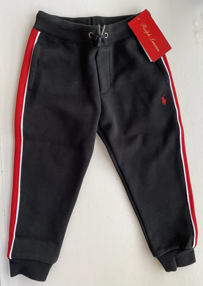 Pantalones de sudor negros para niños Ralph Lauren 3 años nuevos con etiquetas Foto 1 de 4