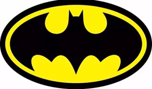 Diecut Vinyl BATMAN LOGO Decal Sticker Comic Dark Knight Colored  - Picture 1 of 1