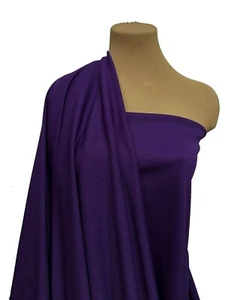 SCUBA KNIT STRETCH DEEP PURPLE 100% POLY , PANTS, SUITS, DRESSES . 58 " - Picture 1 of 1
