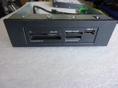 HP 22-in-1 Media Card Reader 3.5 "front insert 698877-001 Z series 468494-006 - Image 1 of 3