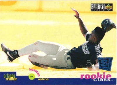 1995 Collector's Choice SE #17 Orlando Miller  Houston Astros Rookie Class - Image 1 of 2