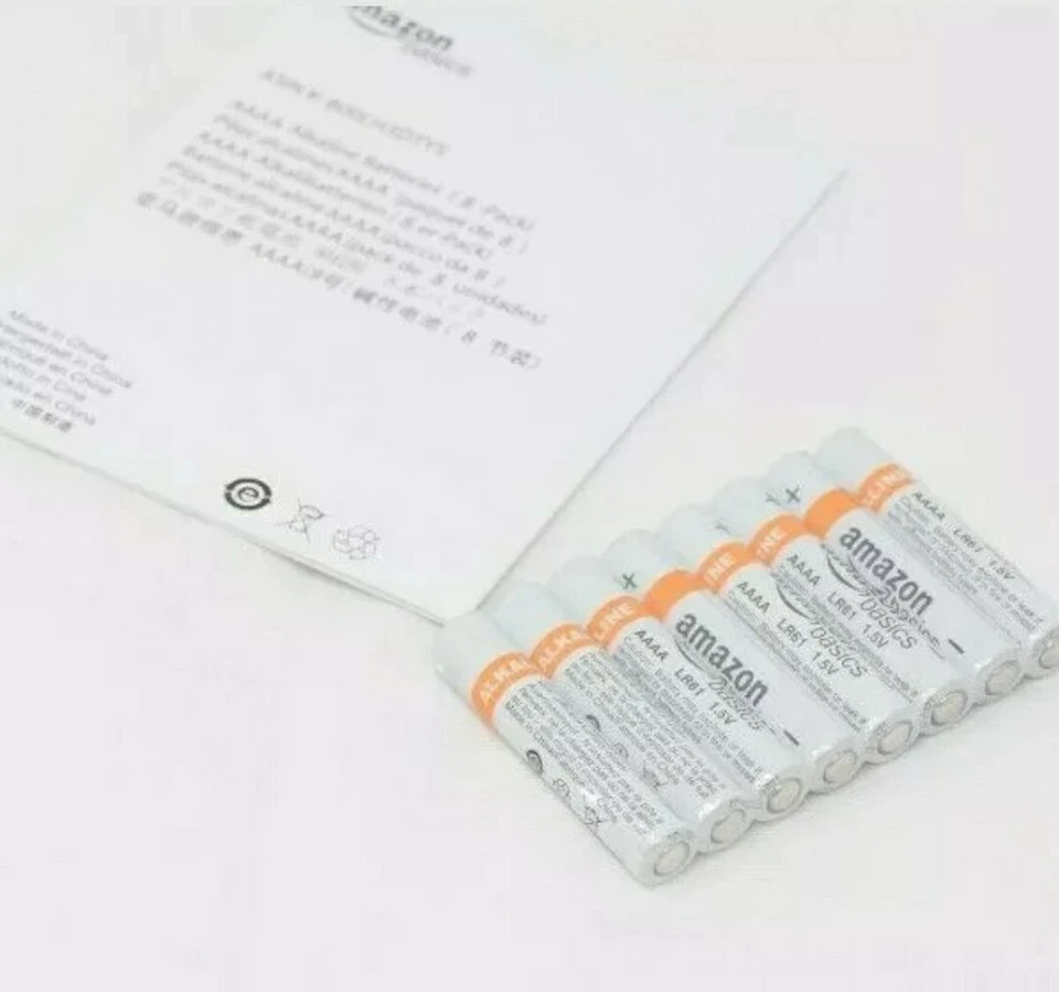 Amazon Basics AAAA Alkaline Batteries 8 Pack - Image 1 of 3