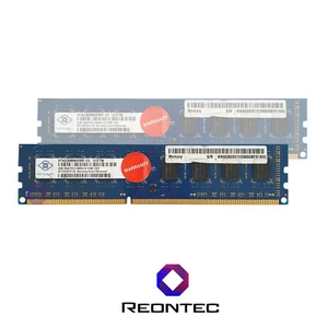 4GB PC RAM Nanya PC3 - 10600U DDR3 NT4GC64B8HG0NF-CG 2Rx8 - Afbeelding 1 van 1