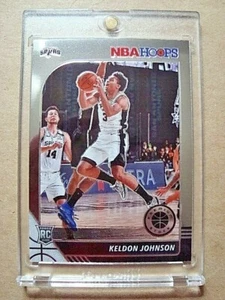 Keldon Johnson Panini NBA Hoops Rookie Premium Stock RC 2019-20 como nuevo cantidad - Imagen 1 de 4