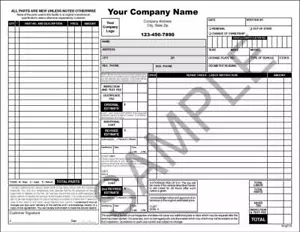 50 Automotive Repair Invoices / 3 Part Carbonless / 8.5 x 11 TMG019 - Picture 1 of 1