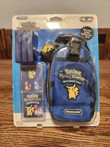 Pokémon Mystery Dungeon Blue Rescue Team Pikachu GBA Switch N Carry Bag Kit RARE - Picture 1 of 5