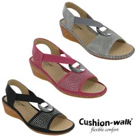 cushion walk toe post sandals