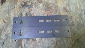 2 Off kurze Universal Befestigungshalterungen 250mm lang für meine Rollover Vorrichtung - Bild 1 von 1