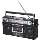 Portable Cassette Player Boombox AM/FM/SW1/SW2 Radio Tape Player Recorder with
