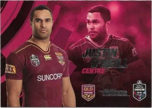 2018 NRL Traders State of Origin Stars (SOO 37) Justin O'NEILL QLD - Foto 1 di 1