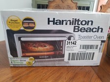 New Hamilton Beach Toaster Oven Bagel Function 2 Racks Adjustable Temperature.