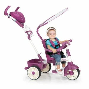 Little Tikes 4-in-1 Sports Edition Trike (Pink/White) w/bag & bottle hold ~New - Picture 1 of 5