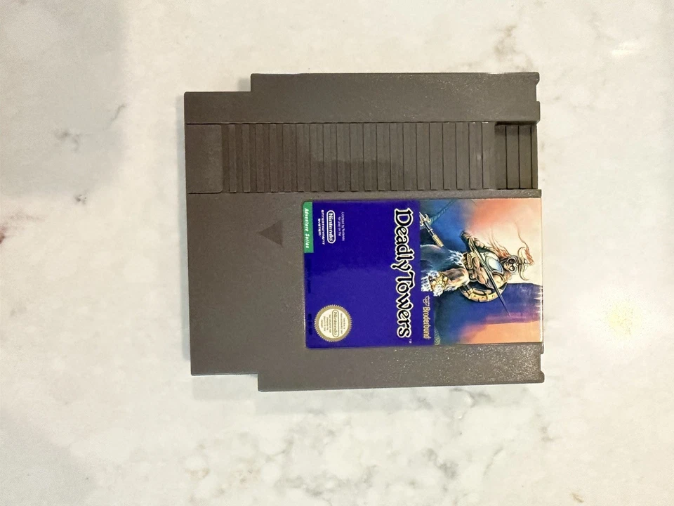 Deadly Towers Nintendo NES 1987 Video Game - Image 1 of 1