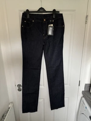 Rare Vintage Y2K Alexander McQueen Mens Navy Blue Jeans - Size W32 - Tagged !! - Image 1 of 4