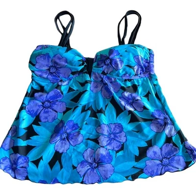 Camiseta Tankini Tropical Escape Talla 12 Estampado Floral Foto 1 de 4