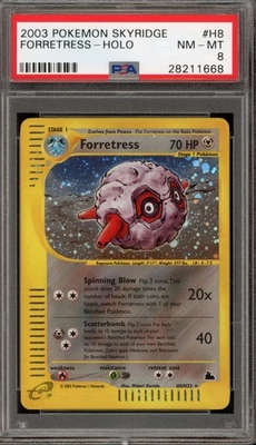 Pokemon Forretress Skyridge Holo Rare #H8 PSA 8 - Image 1 of 2