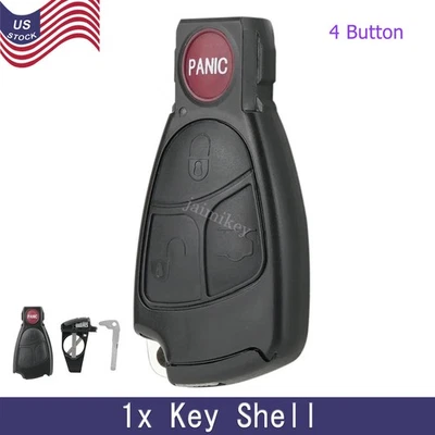 Remote Car Key Shell Case For Mercedes Benz C230 C240 C320 E320 S430 E430 CLK350 - Image 1 of 4