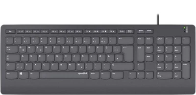Speedlink HI-GENIC Antibacterial Tastatur, schwarz - DE Layout - Bild 1 von 4