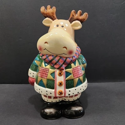 Tarro de galletas Atico Moose de cerámica divertido vintage años 90 Foto 1 de 4