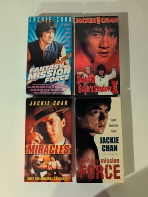 Jackie Chan VHS Movie Lot Foto 1 de 4