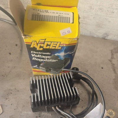 Regulador de voltaje ACCEL para Harley-Davidson F/89-96 Big TwinHECHO EN EE. UU. Foto 1 de 3