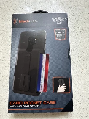 Funda de teléfono Blackweb con tarjetero y soporte para Samsung Galaxy S9 Foto 1 de 2