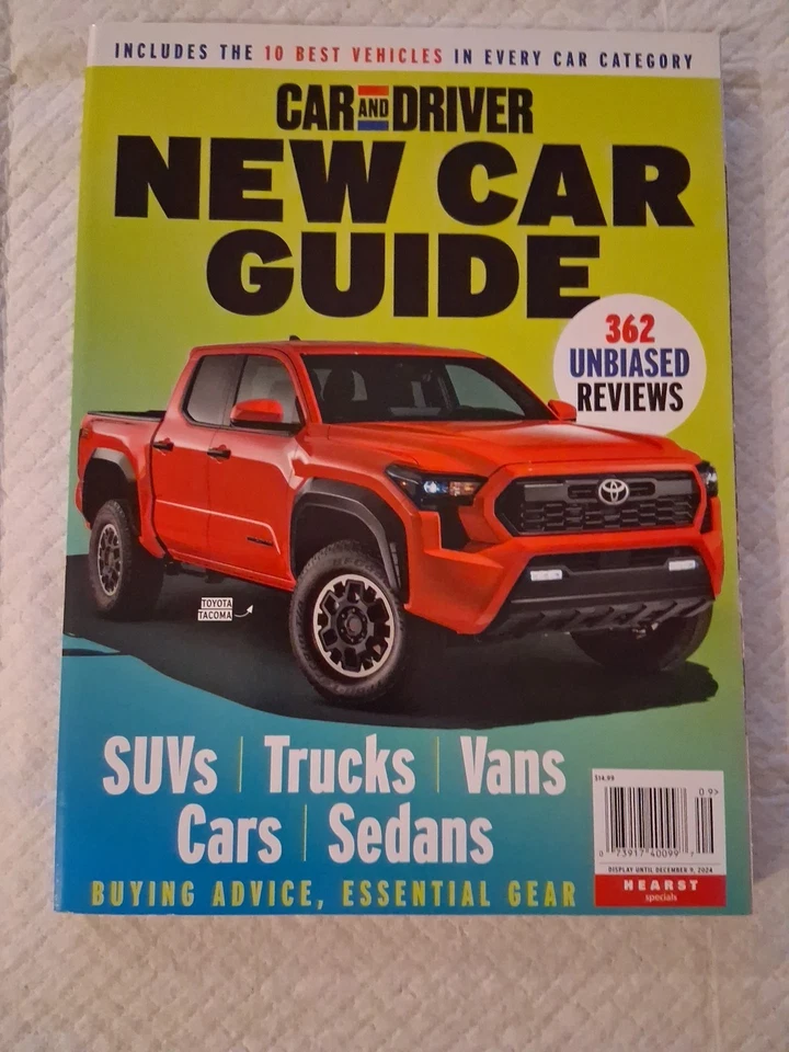 Car And Driver Magazine New Car Guide 362 Unbiased Reviews Buying Advice New - Image 1 of 1