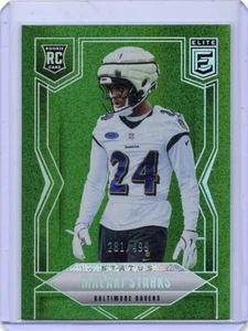 2025 Panini Donruss Elite - Rookies Malaki Starks #130 /499 (RC) Baltimore Raven - Picture 1 of 2