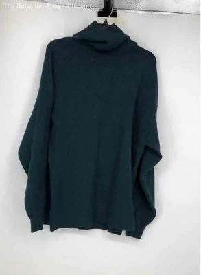 Free People Womens Green Turtle Neck Long Sleeve Knitted Pullover Sweater Size S - Image 1 of 4