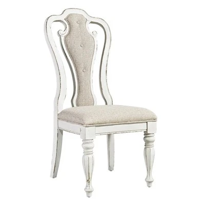 Magnolia Manor White Splat Back Uph Side Chair (RTA)-Set of 2 - Image 1 of 4