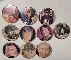 Vintage Michael Jackson Rocky & More Pinback Buttons 1980's Lot - Picture 1 of 1