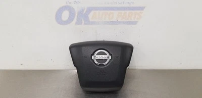18 NISSAN TITAN XD STEERING WHEEL SRS LEFT DRIVER BLACK THRU 04/30/18 - Image 1 of 4